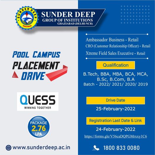 Virtual Placement Drive by Quess