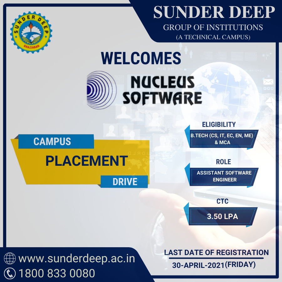 Campus Placement Drive by Nucleus Software